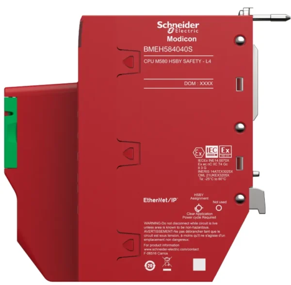 BMEH584040S Redundant HSBY processor module M580 Safety SIL3 - Level 4 - Image 7