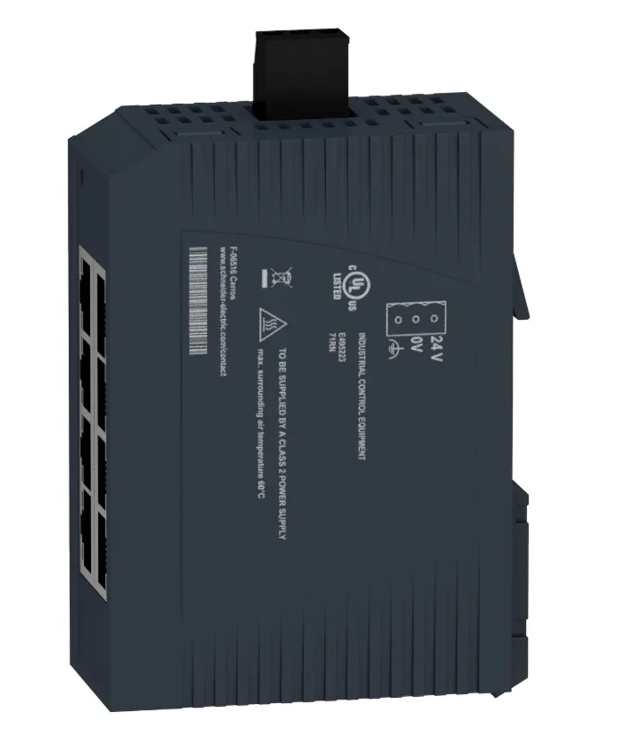 MCSESU083FNO Unmanaged Ethernet Switch – 8-Port DIN Rail | Modicon - Image 3
