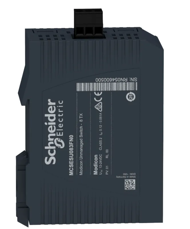 MCSESU083FNO Unmanaged Ethernet Switch – 8-Port DIN Rail | Modicon - Image 6